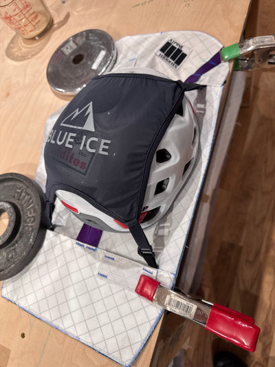 blue ice helmet holder