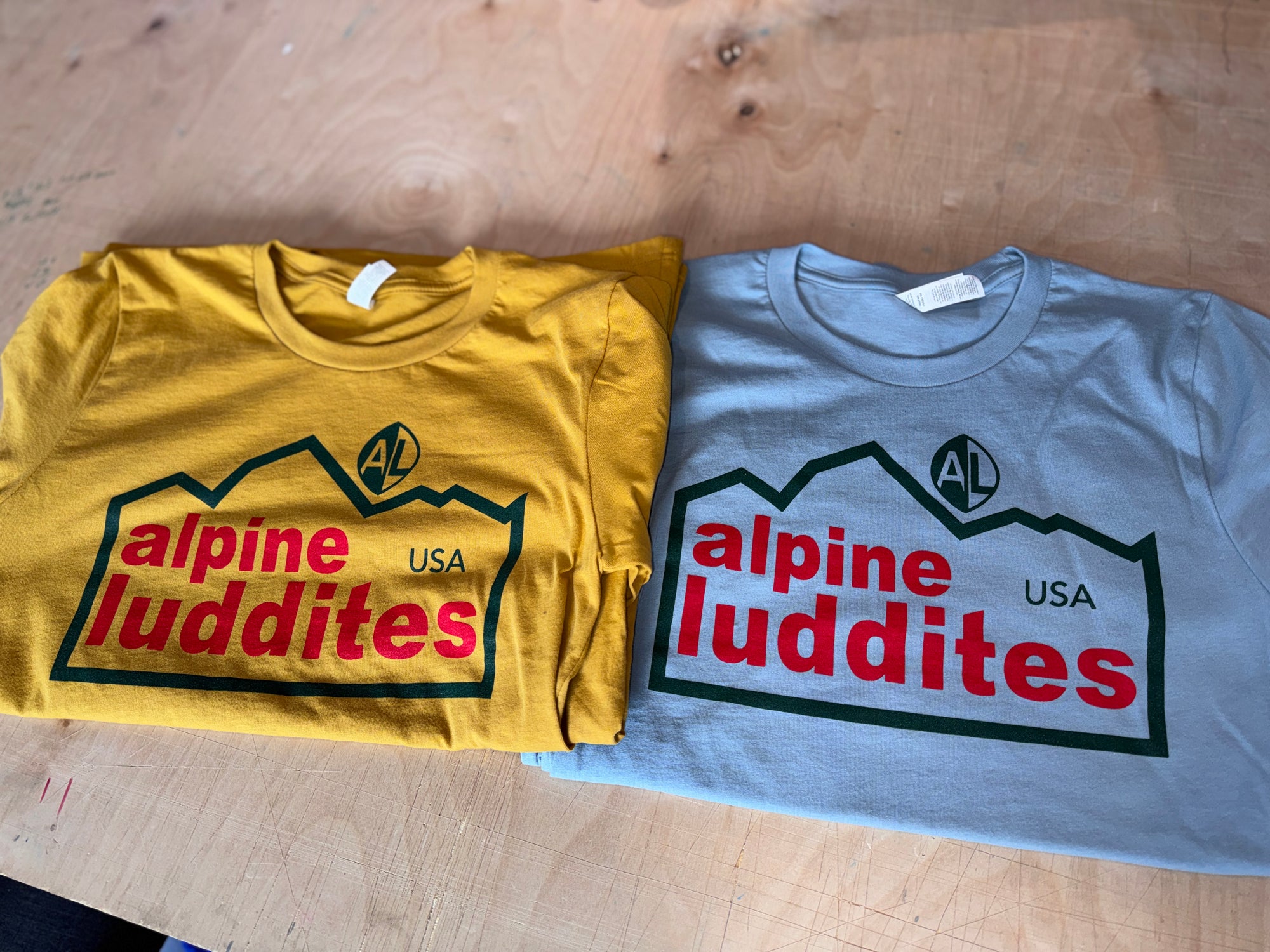 alpine luddites T-shirts