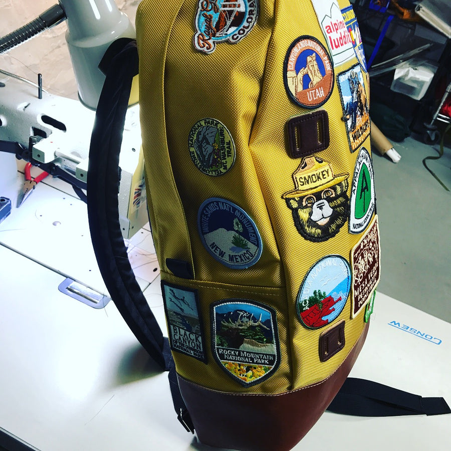 sew on customer supplied patches - Alpine Luddites