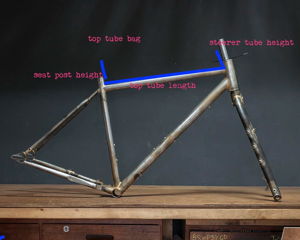 Custom Top Tube Bag - Alpine Luddites