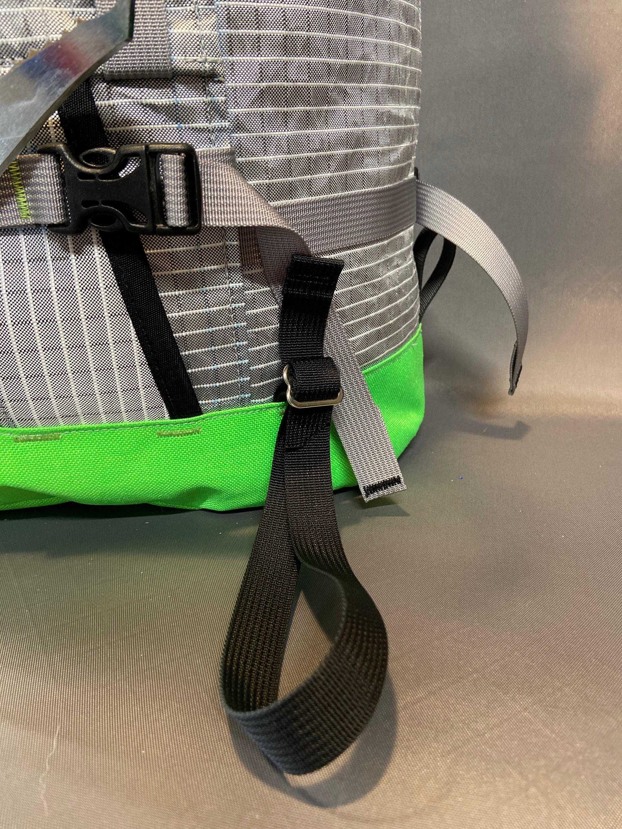 ski carry slots with voile straps - Alpine Luddites