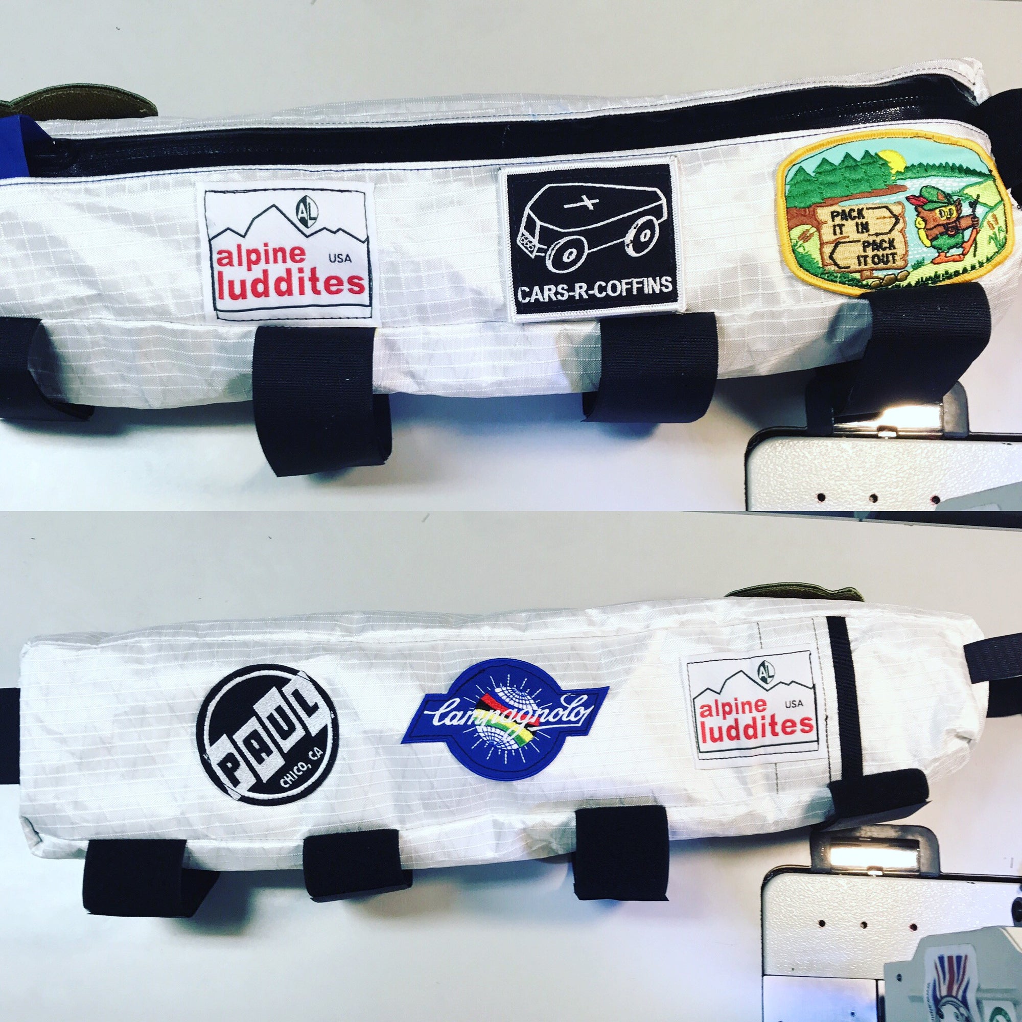Custom Top Tube Bag - Alpine Luddites