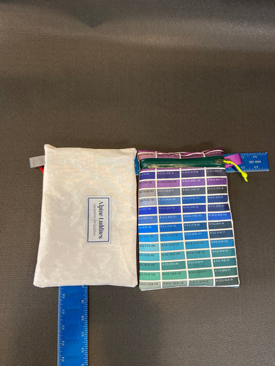 Pantone zip bags - Alpine Luddites