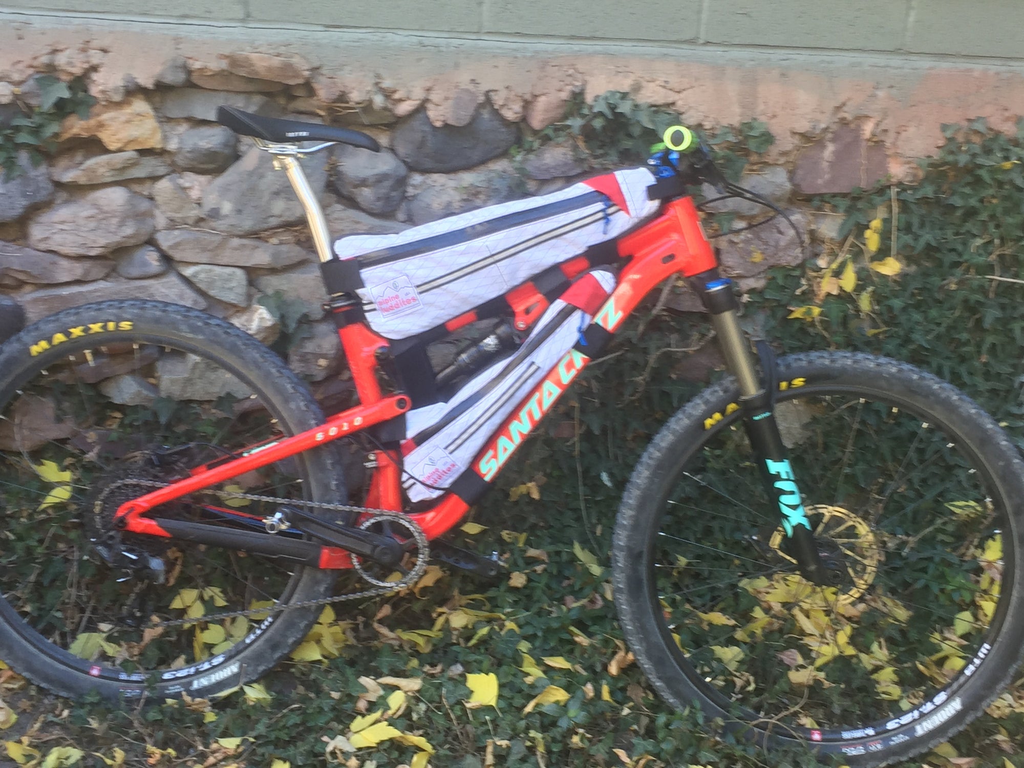 Custom Top Tube Bag - Alpine Luddites